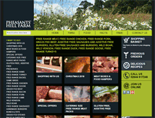 Tablet Screenshot of pheasantshillfarm.com